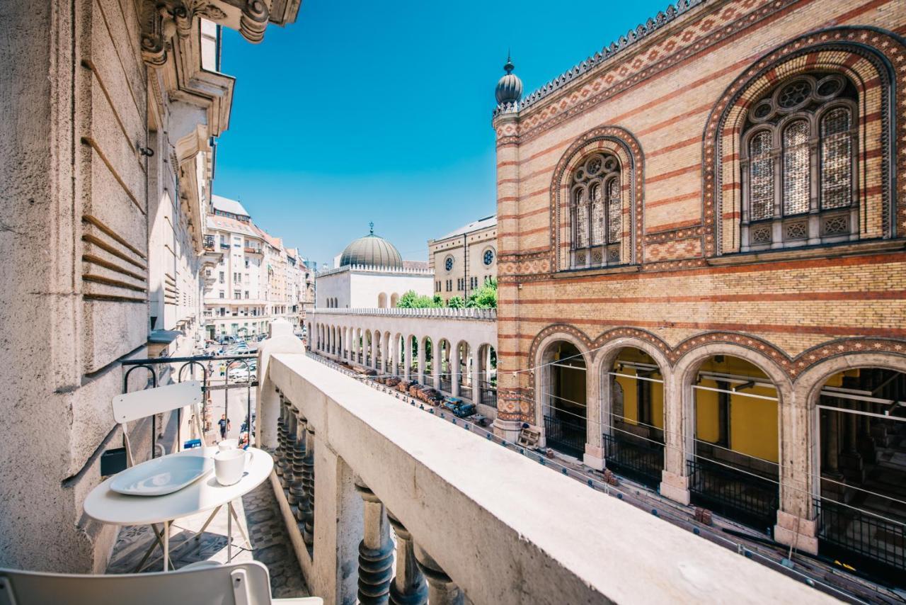 Jacuzzi Sinagoga View Lejlighed Budapest Eksteriør billede